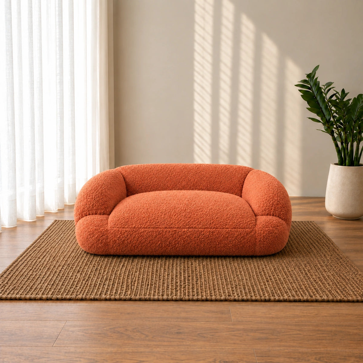 The Boucle Club Pet Sofa