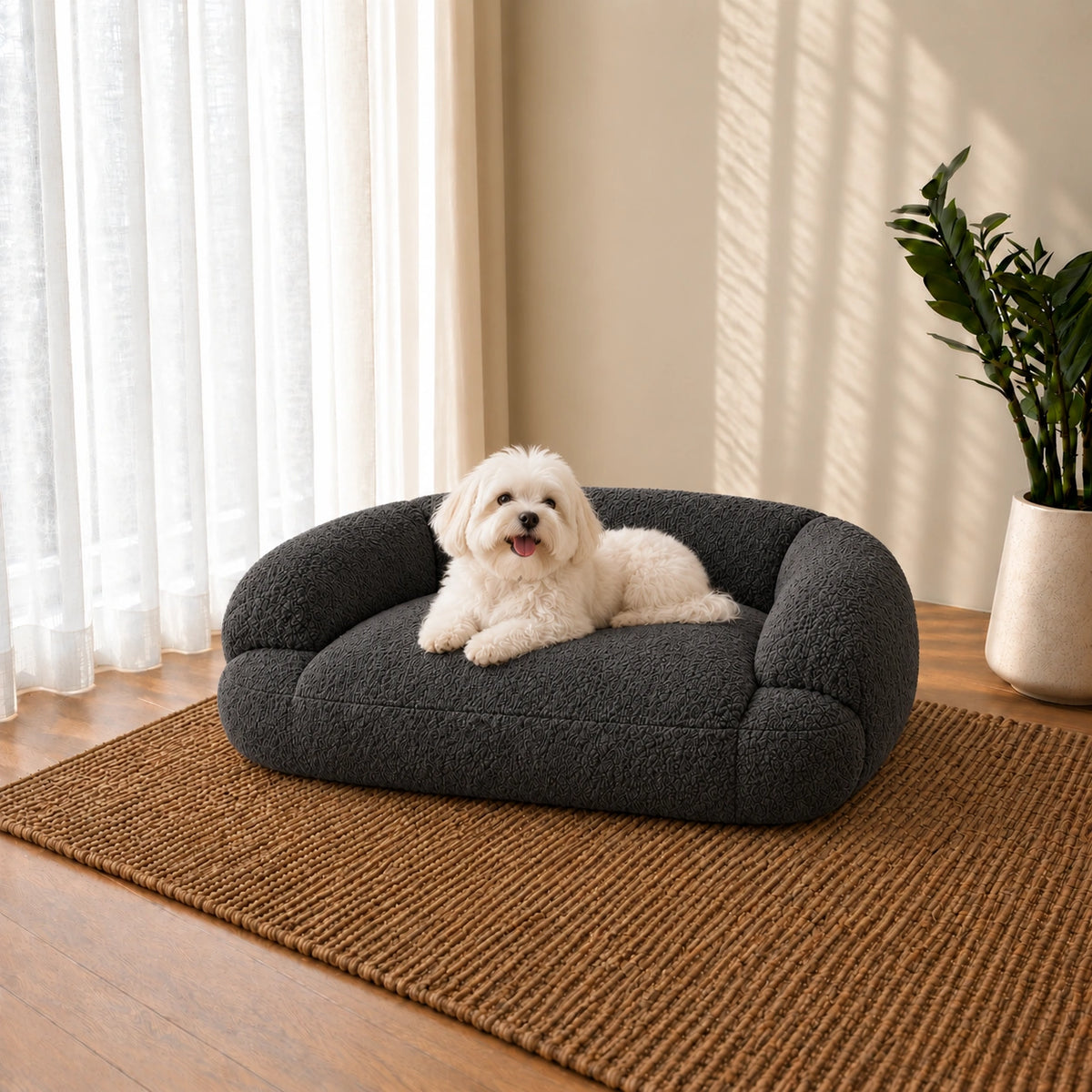 The Boucle Club Pet Sofa