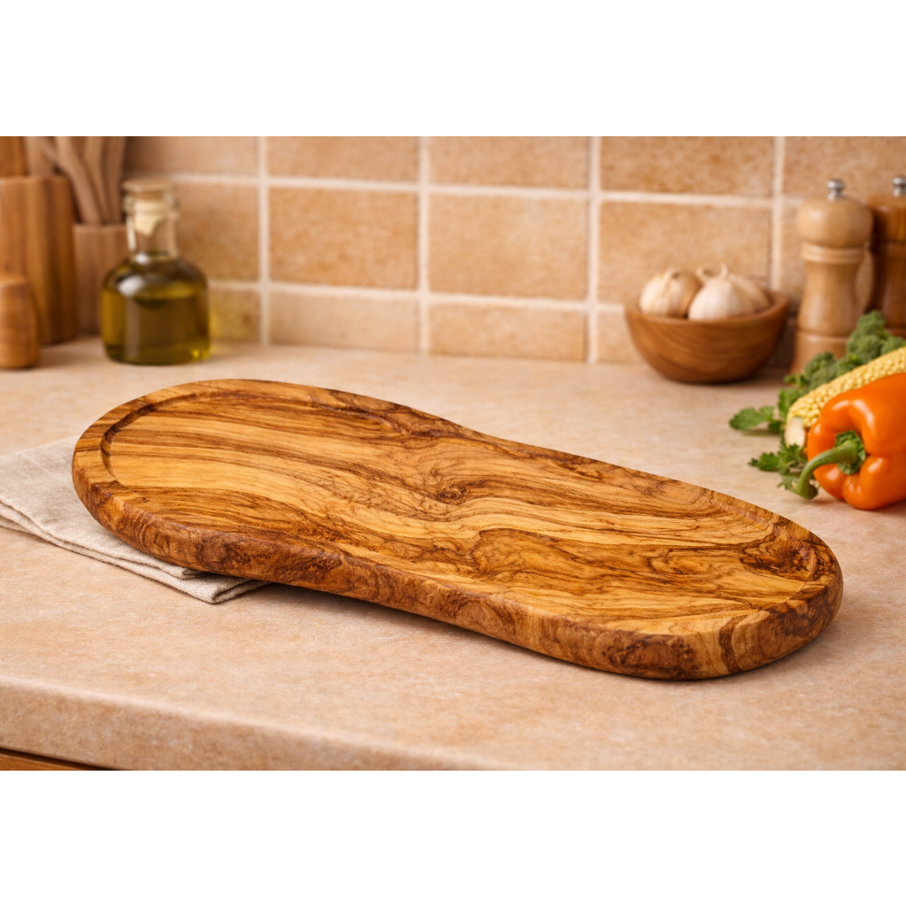 OLIVE WOOD CARVING BOARD