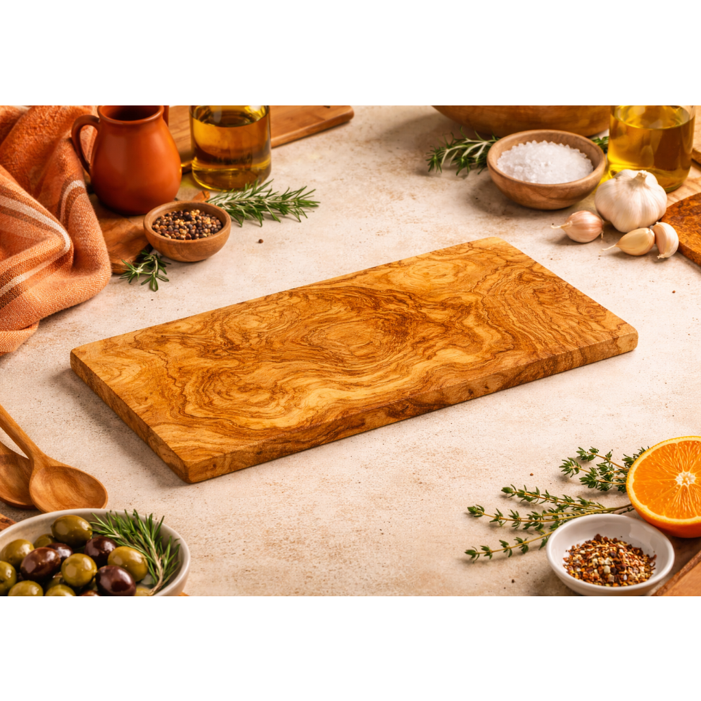 OLIVE WOOD RECTANGULAR BOARD