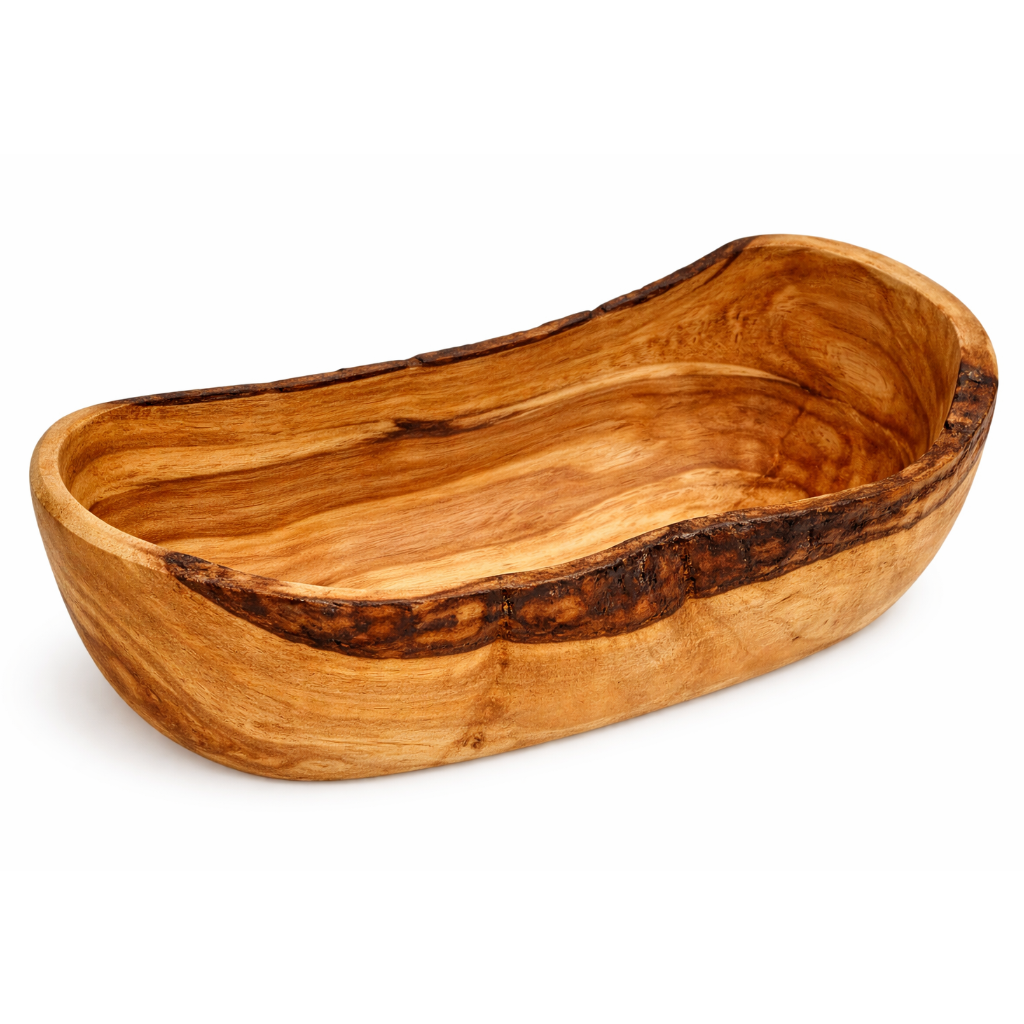 OLIVE WOOD FRUIT BOWL