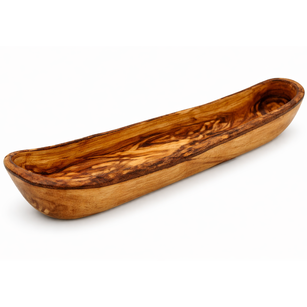 OLIVE WOOD BREAD DISH