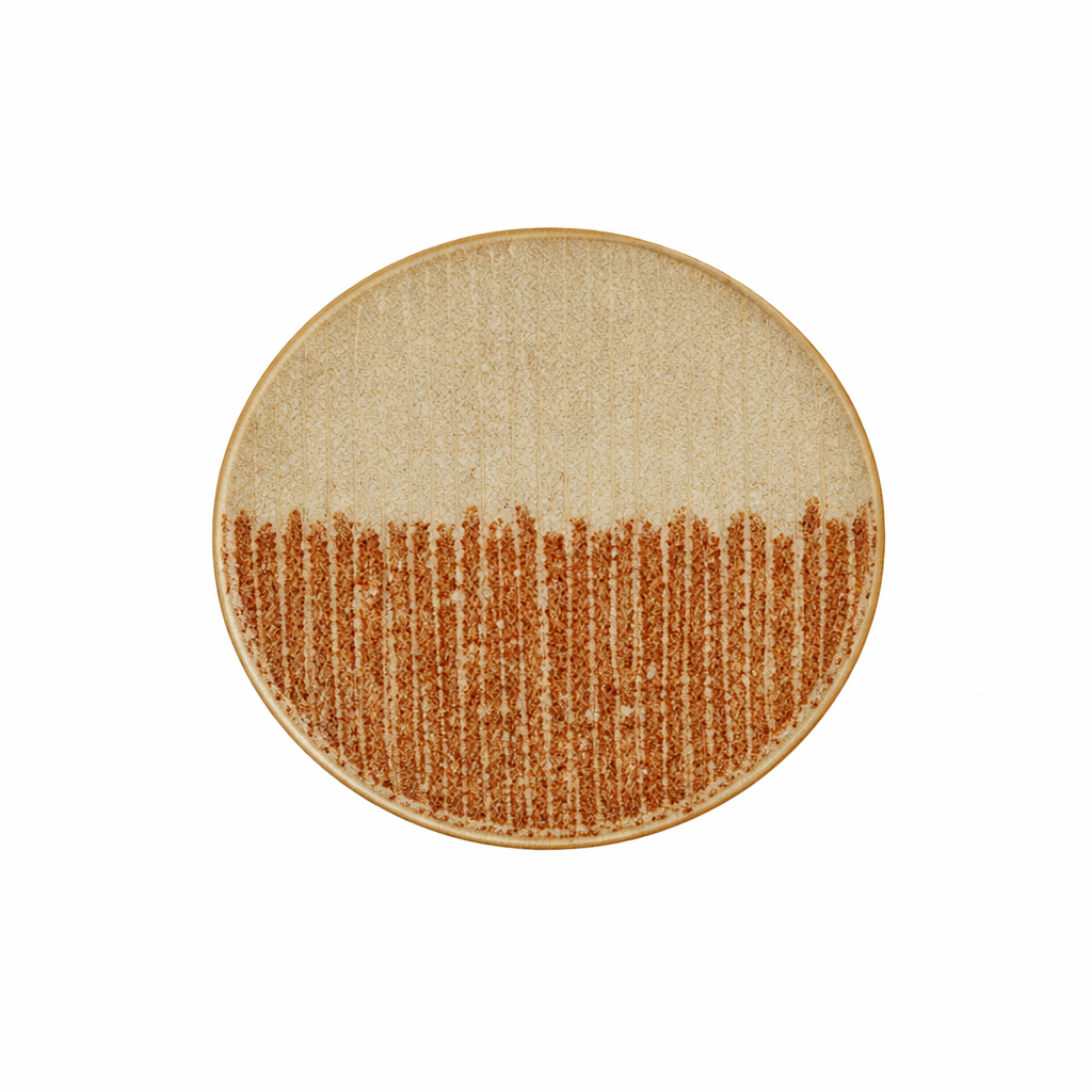 Foliage Khaky Bread & Butter Plate Foliage Khaky 18CM