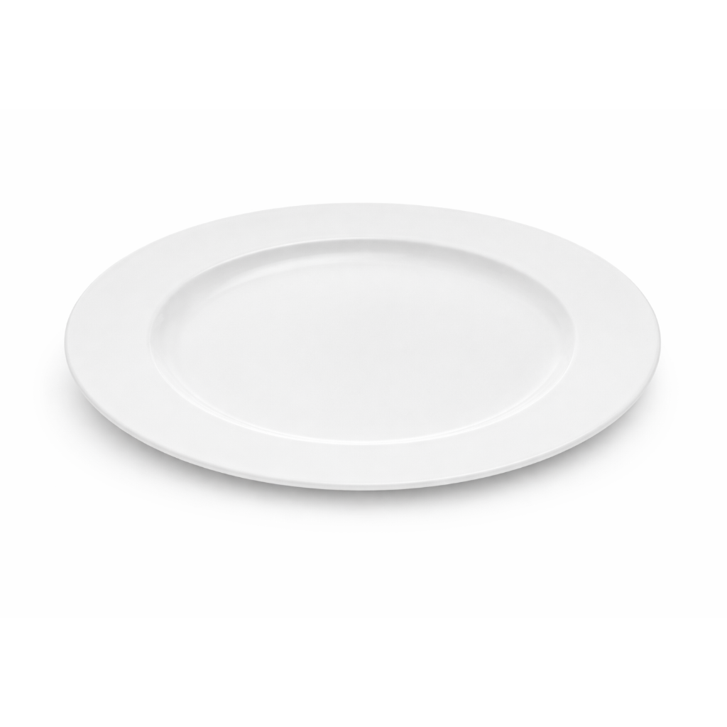 Classic White Flat Plate