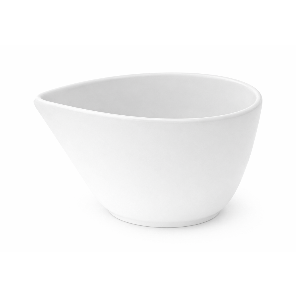 Classic White Gravy Boat