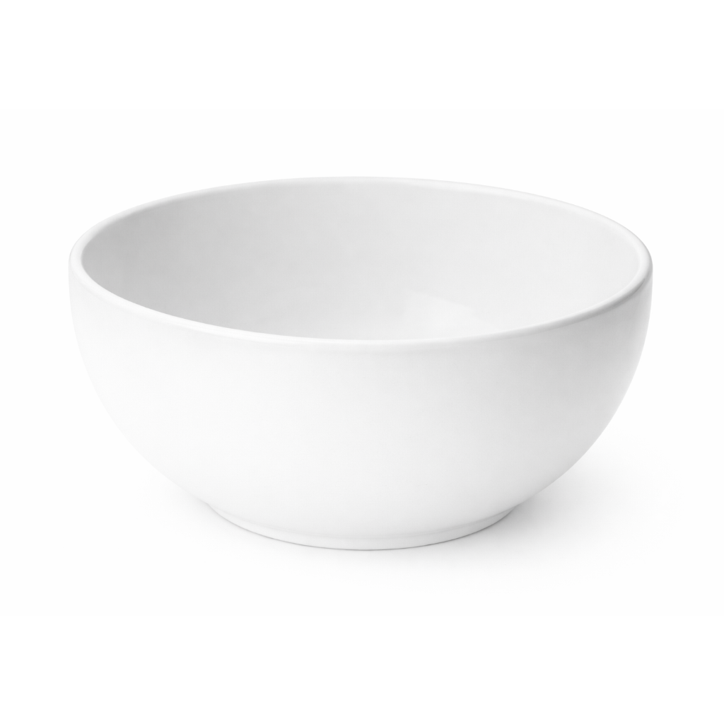 Classic White Bowl Non Stackable