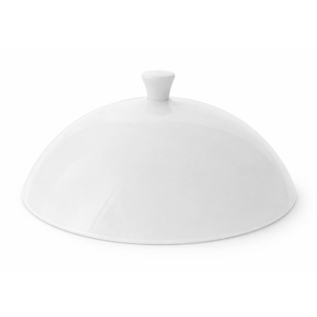 Classic White Gourmet Flat Plate Lid