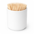 Classic White Toothpick Holder