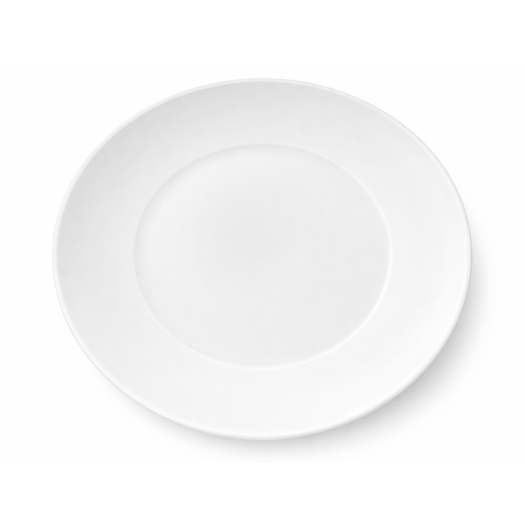 Classic White Coupe Plate