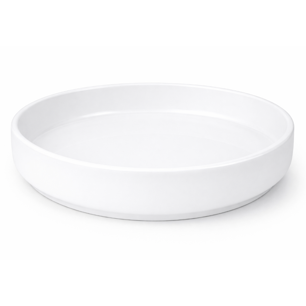 Classic White Main Course Plate
