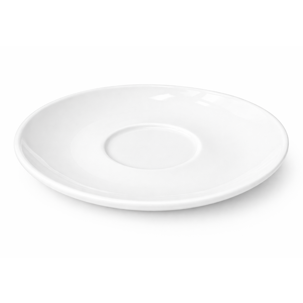 Classic White A1 Saucer Round