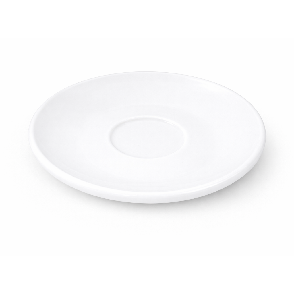 Classic White Espresso Saucer
