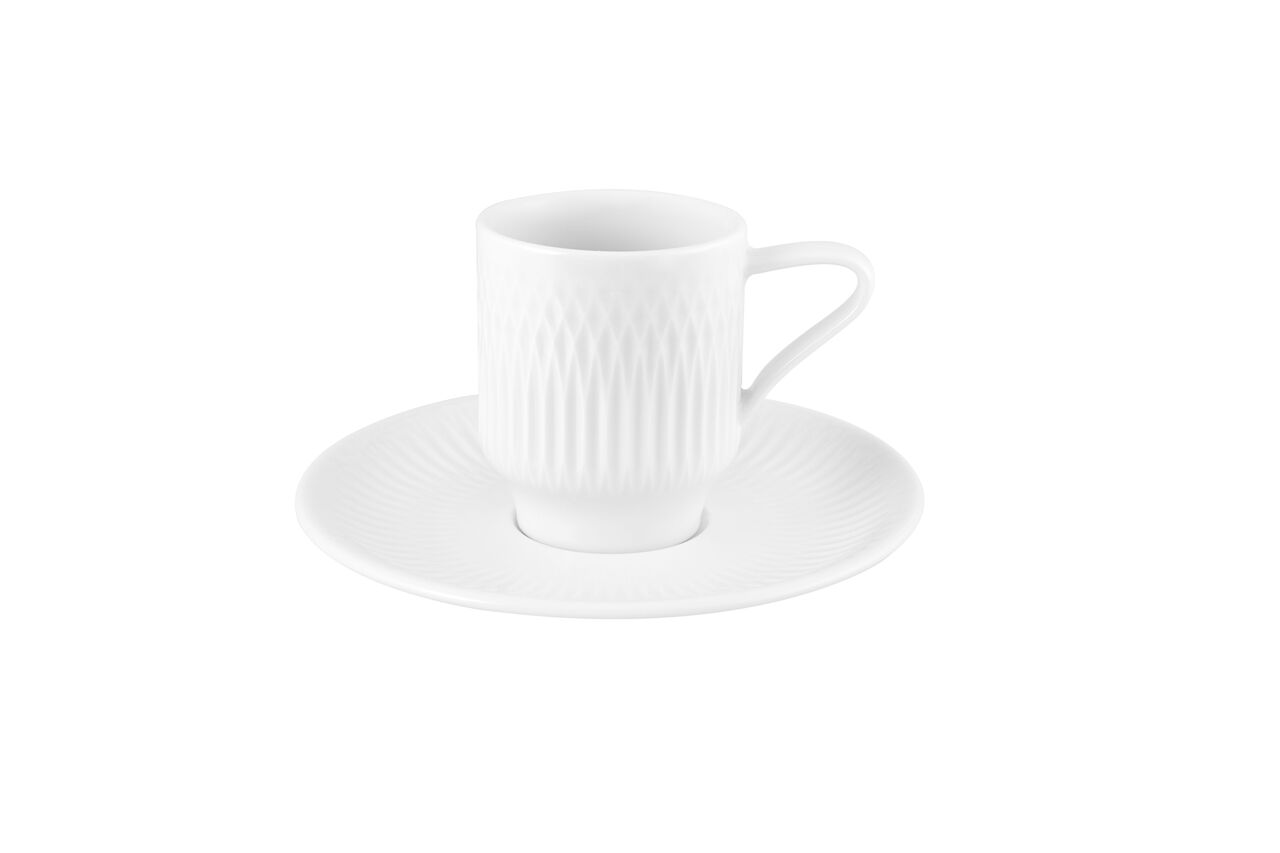 Utopia St. Coffee Cup & Saucer 9Cl