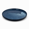 Flat Plate Bubble Blue Color (15cm)