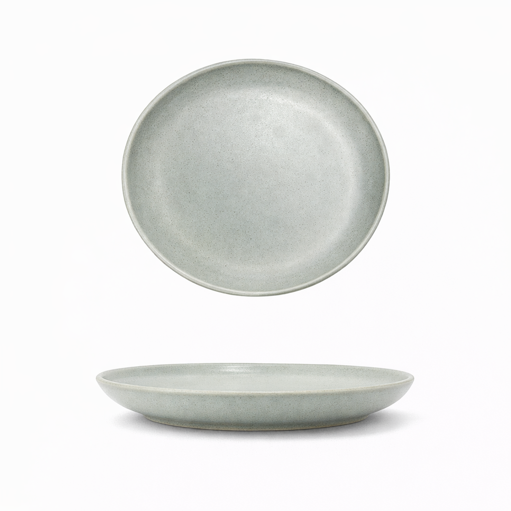 Shallow Dish Grey Pearl