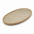Oval Flat Plate Sandy Beige