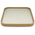 Square Plate Sandy Beige 26X26Cm