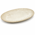 Oval Platter Beige (23X17cm)