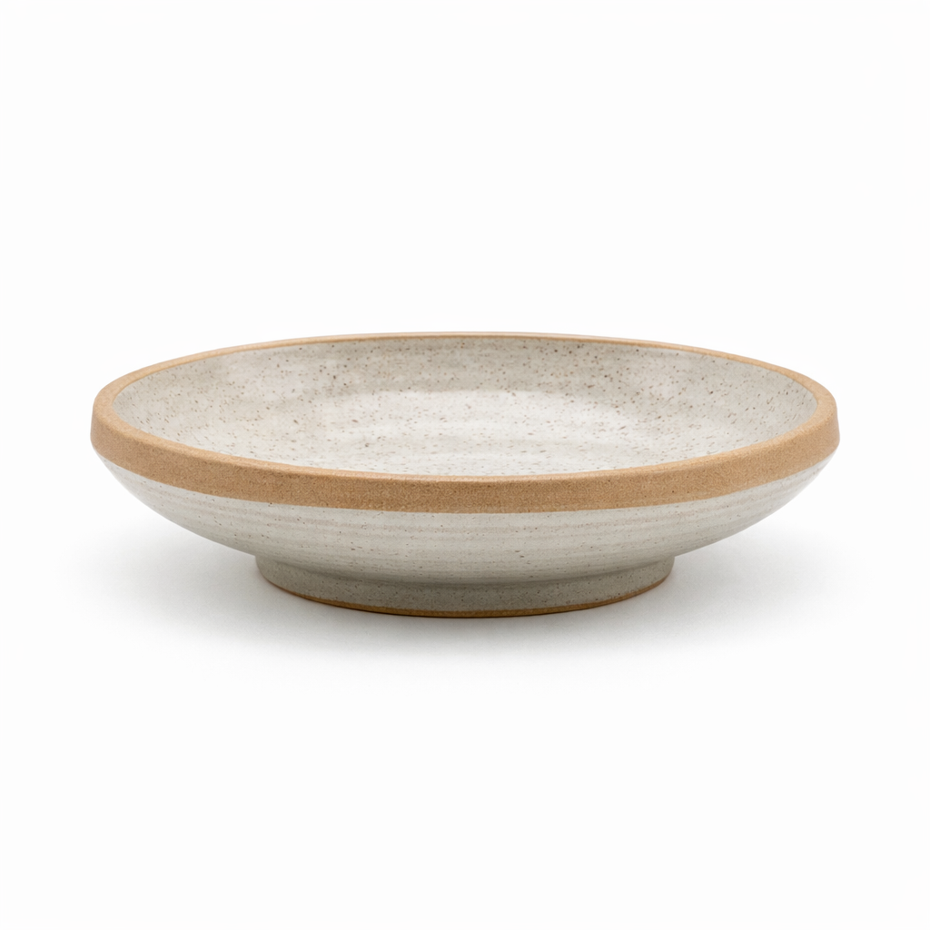 Round Soup Plate Sandy Beige