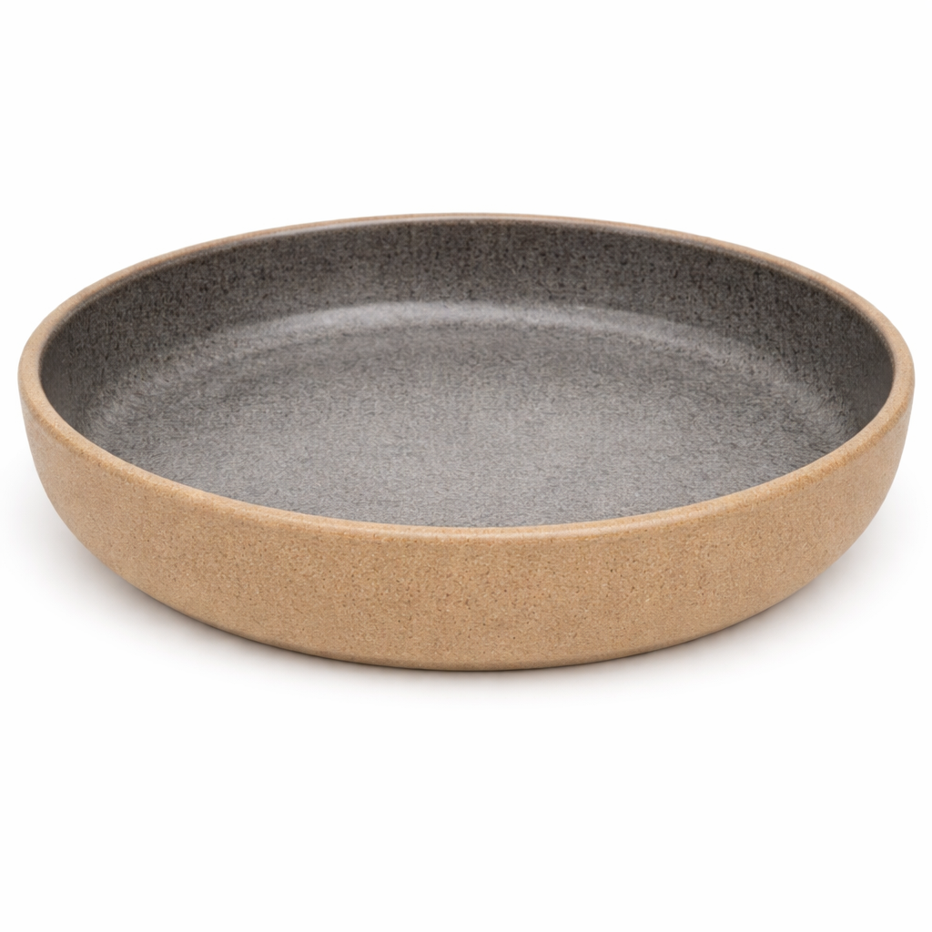 Deep Bowl Ivory Grey