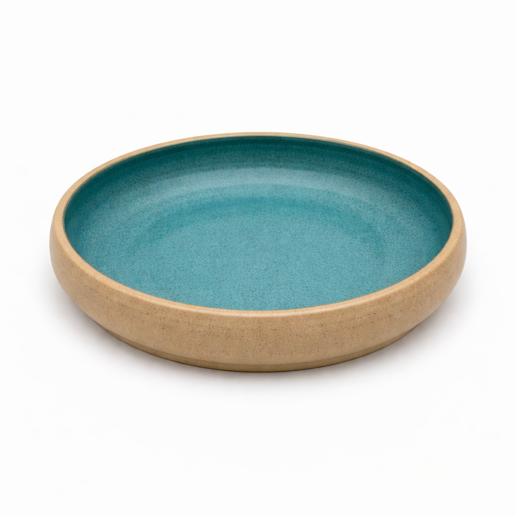 Deep Bowl Ivory Green