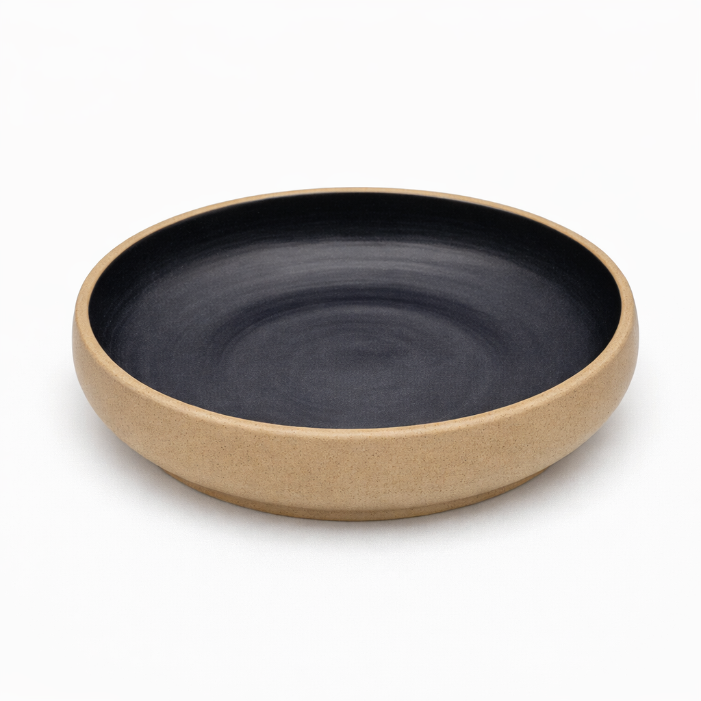 Deep Bowl Ivory Black