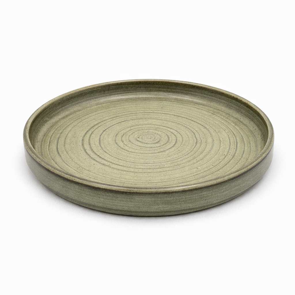 Round Plate Green