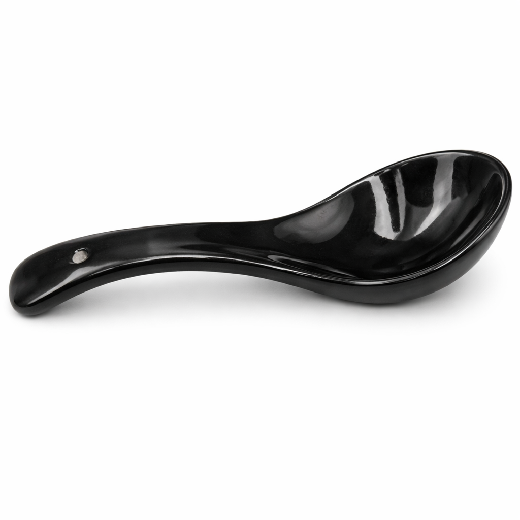 Soup Spoon Chinese Style Black
