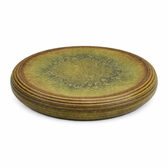 Round Dish Green Ocean