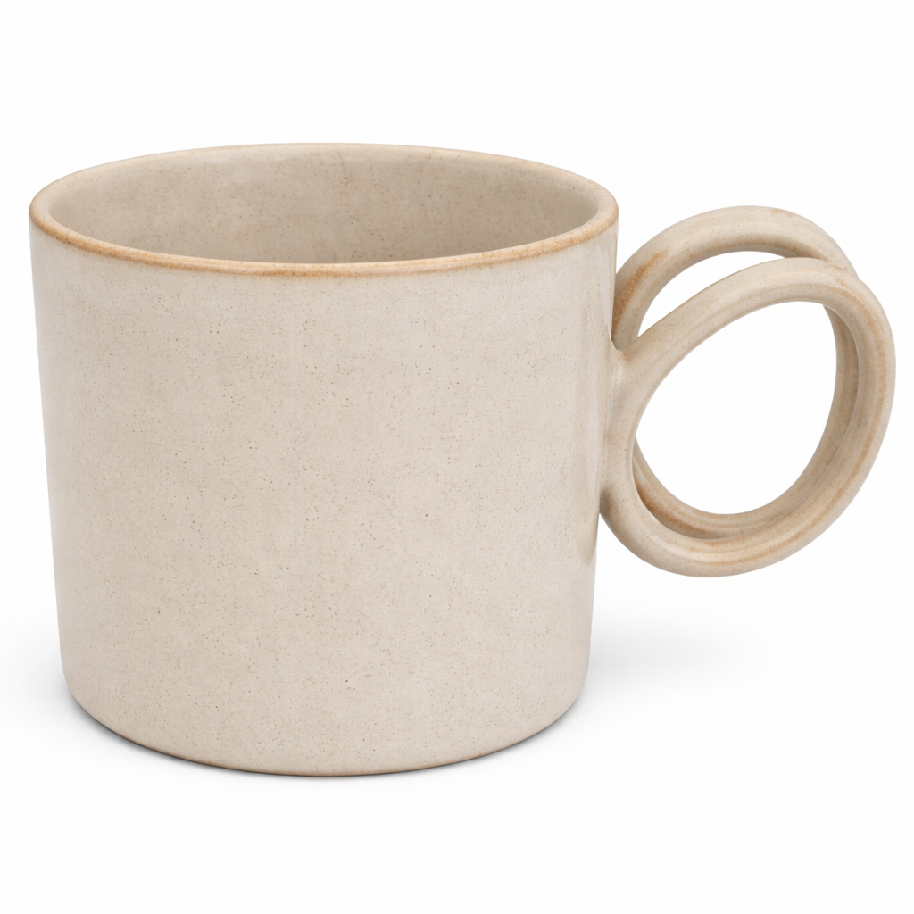 Mug Cherry Blossom Pink Hand Kneaded