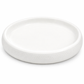 Serving Drum Plate In Golf White 20Cm