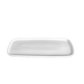 Auspicious Rectangular Plate White