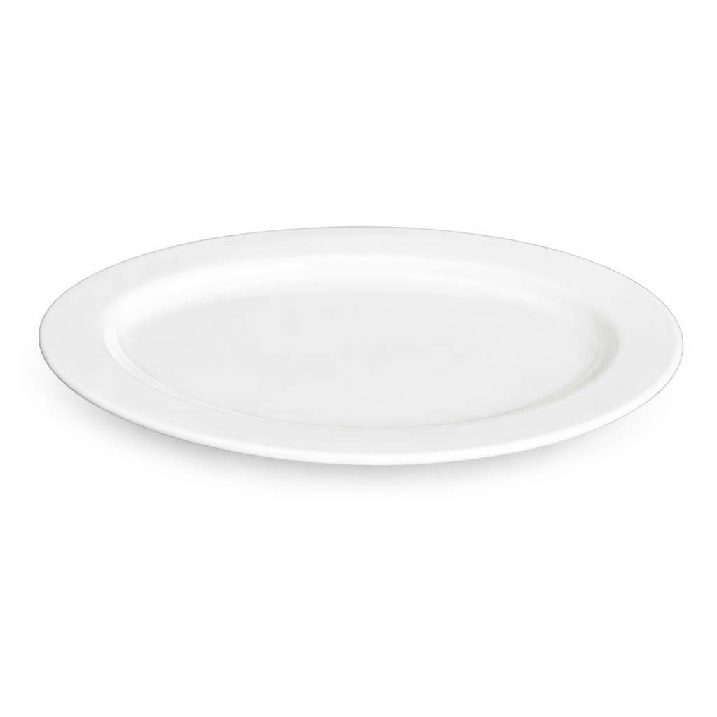 Oval Platter White 65CM