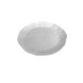 Forest Egg Shaped Plate White
