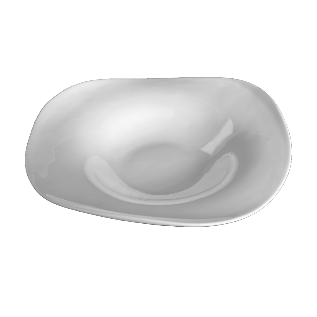 Treasure Round Bowl White