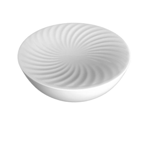 Swirl Plate White