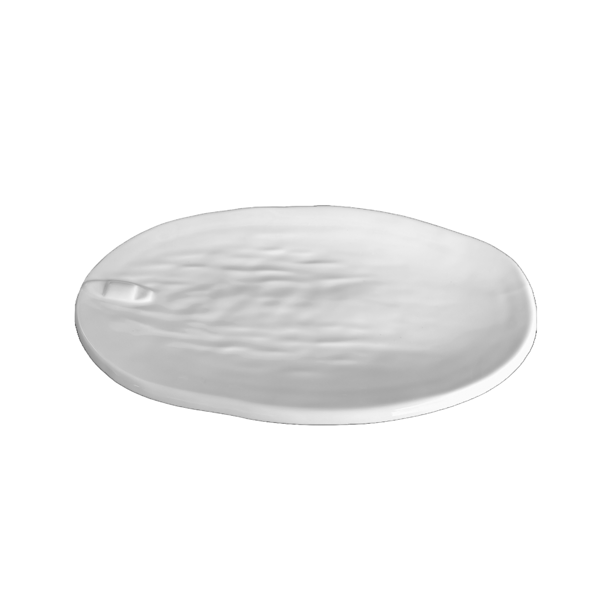 Elliptical Boat White