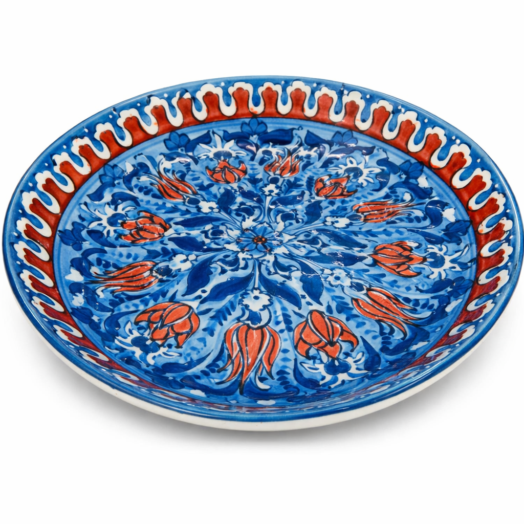 Decorated Salad Deep Plate