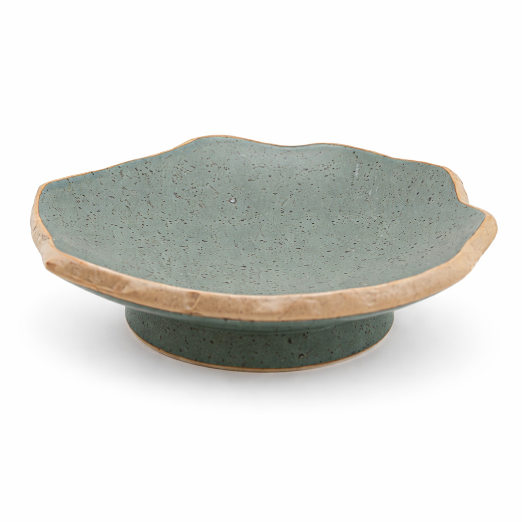 Flower Cut Bowl Sandy Black