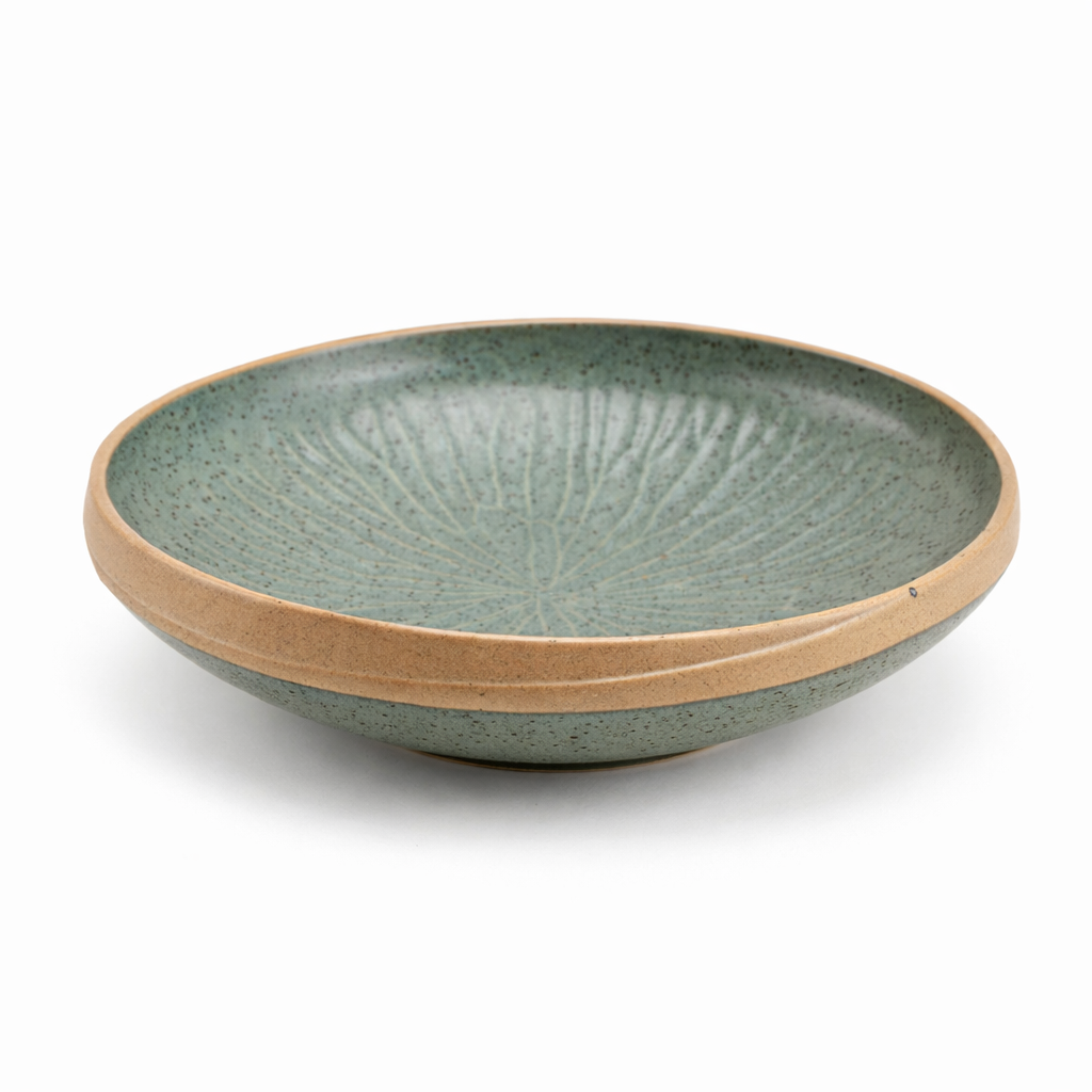 Rounded Salad Bowl Sandy Black