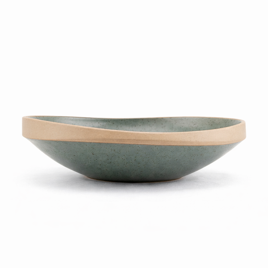 Modern Salad Bowl Sandy Black