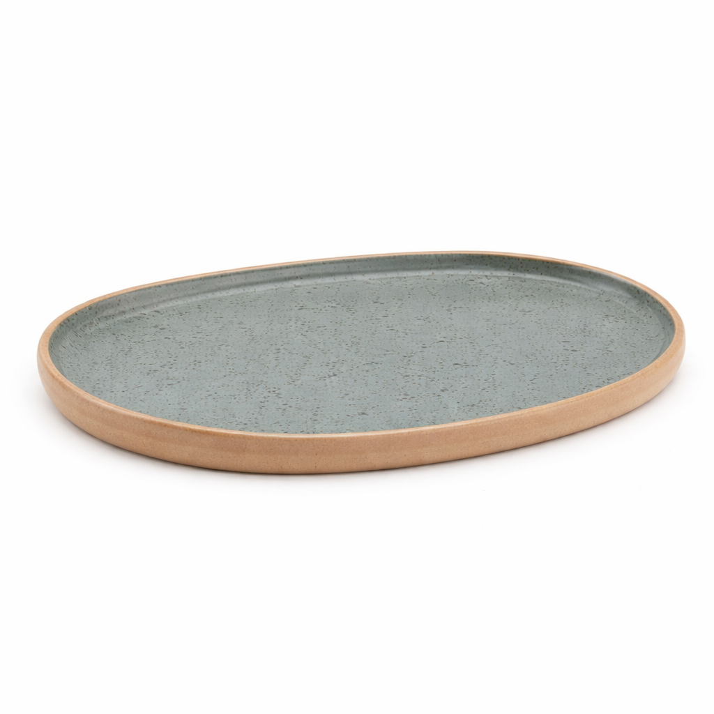 Oval Platter Sandy Black