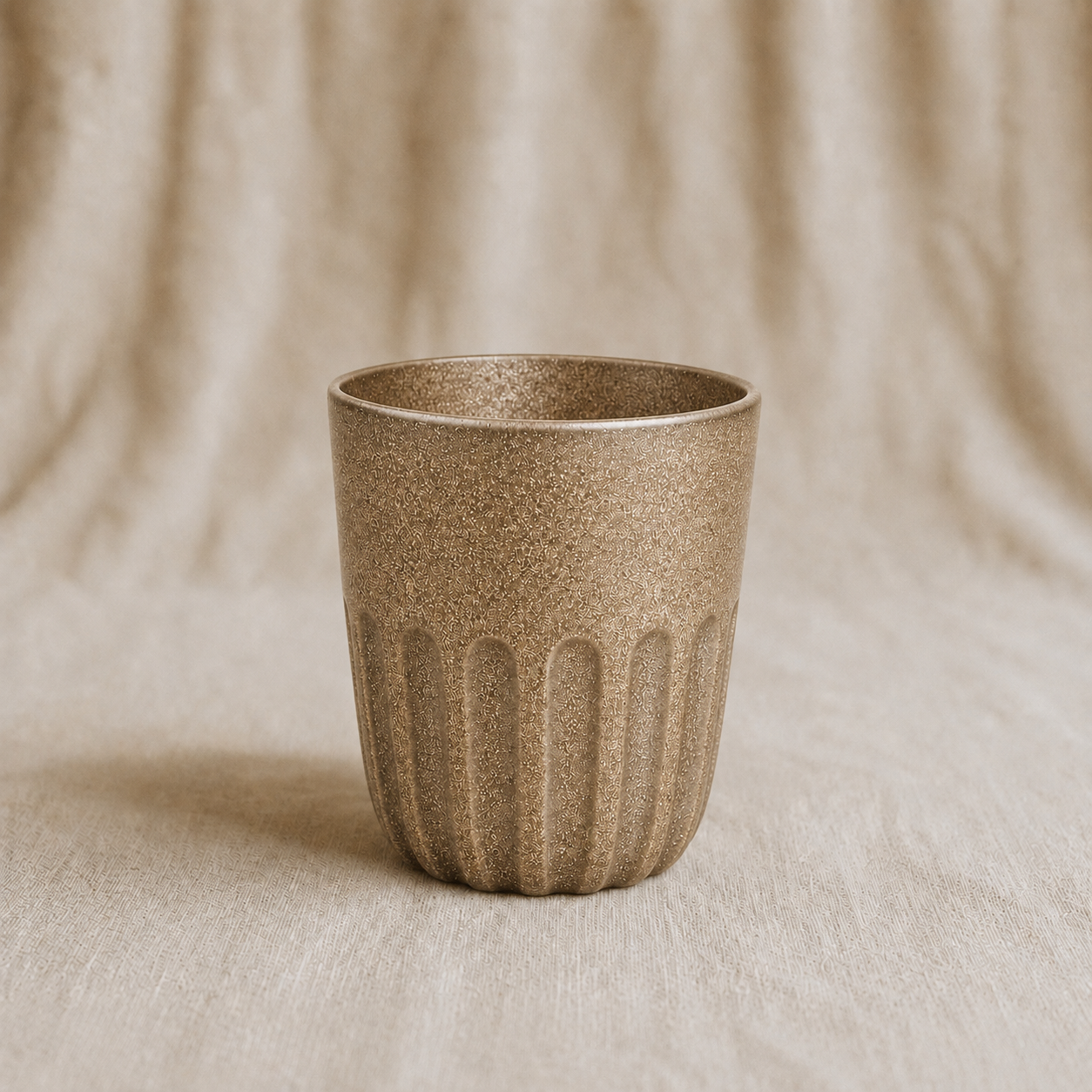 Brown Retro Ceramic Espresso Mug