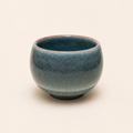 Ice Crackle Crystal Glaze Gray Green Tea Cup