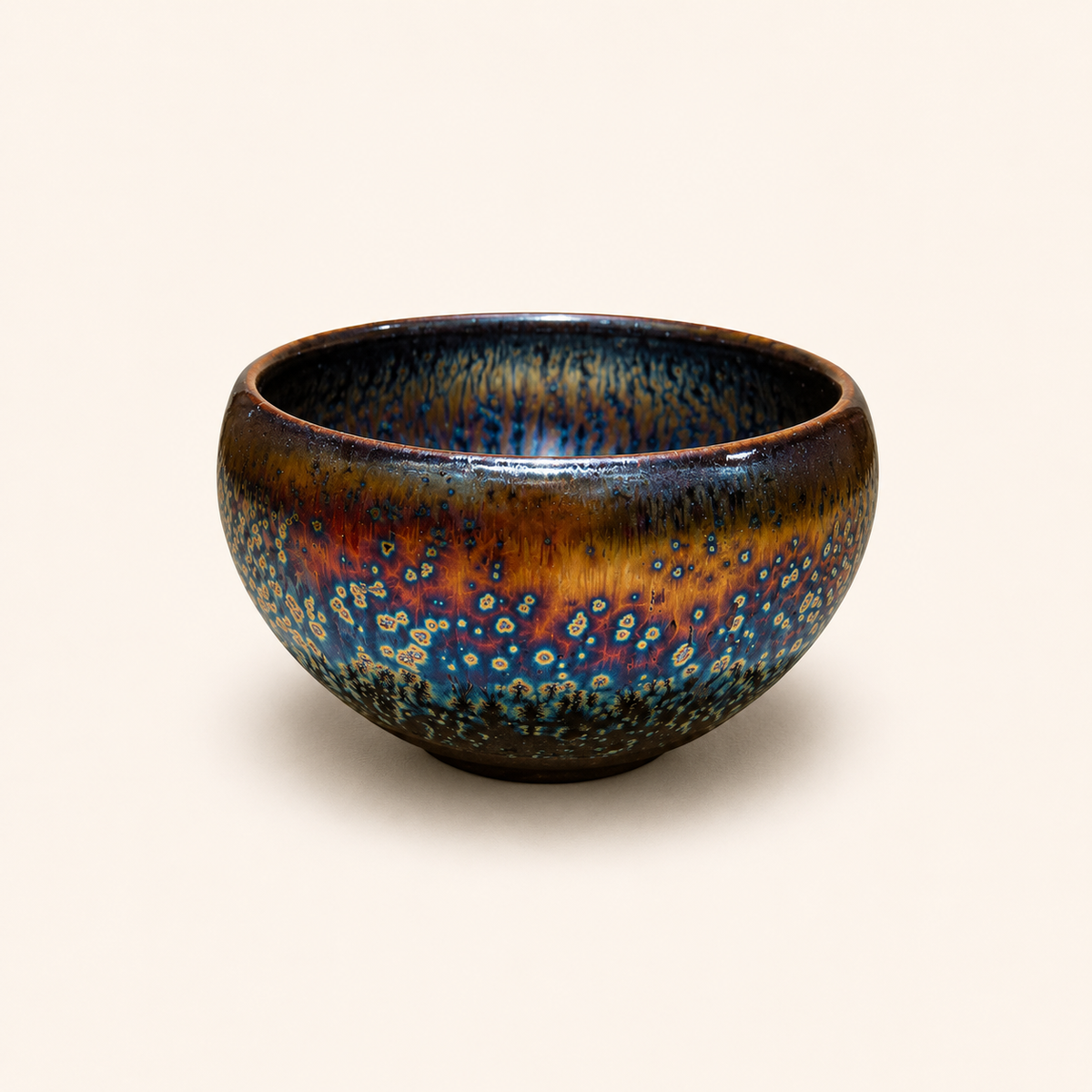 Ice Crackle Crystal Glaze Iron Tea Cup