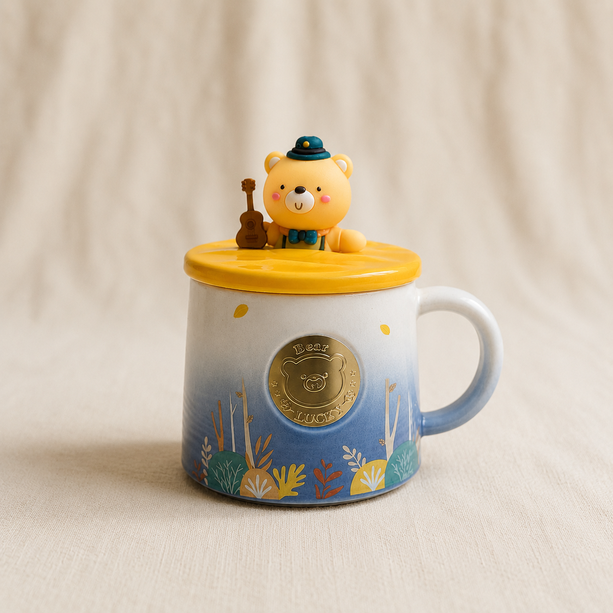 Happy Bear Kaien Ceramic Cup