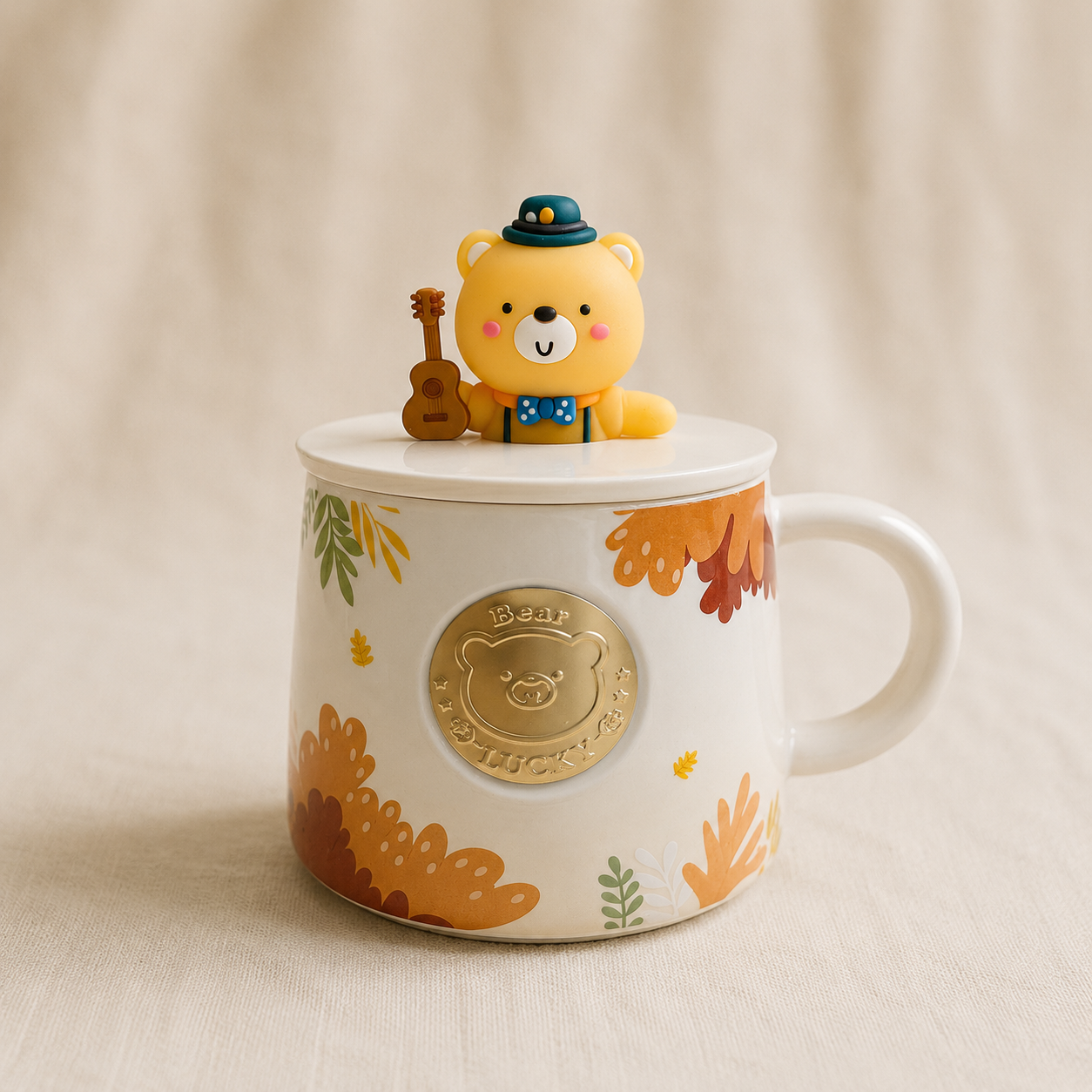 Happy Bear Kaien Ceramic Cup