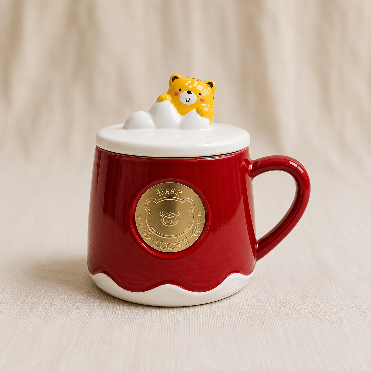 Happy Bear Yunbi Ceramic Cup