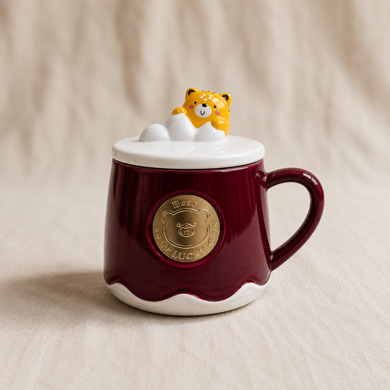 Happy Bear Yunbi Ceramic Cup