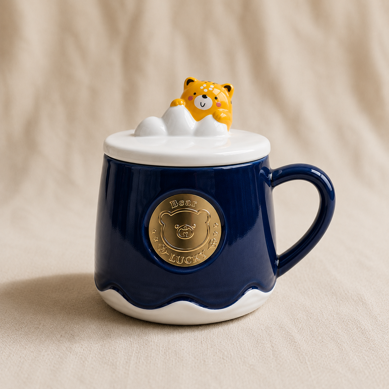Happy Bear Yunbi Ceramic Cup
